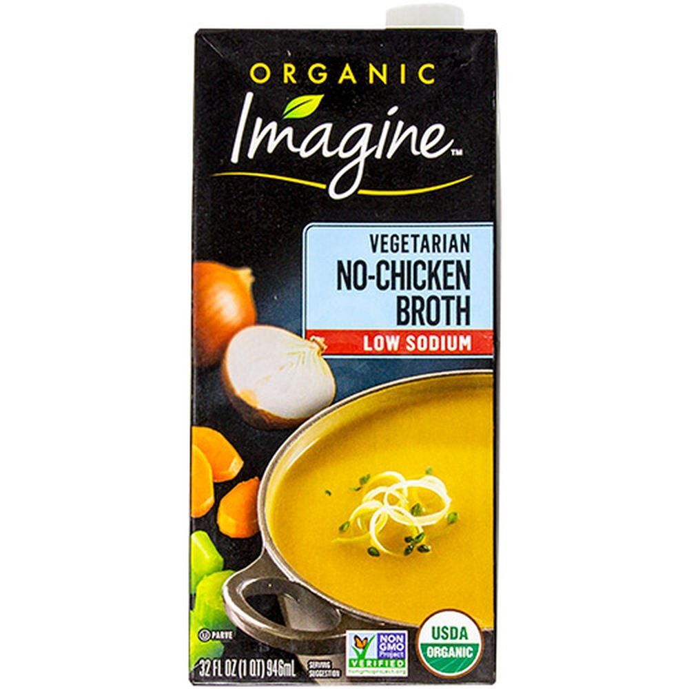Imagine Organic No Chicken Low Sodium Broth, 32 Oz