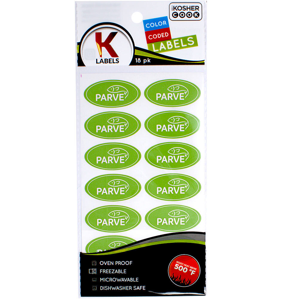 Thekoshercook Kosher Labels Pareve, 18 Ct