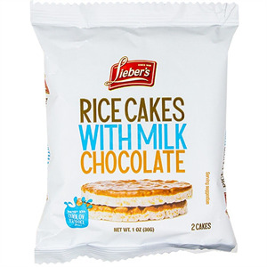Lieber's Milk Chocolate Coated Rice Cakes, 30 Grm