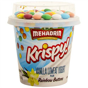Mehadrin Krispy! Rainbow Buttons, 5.3 Oz