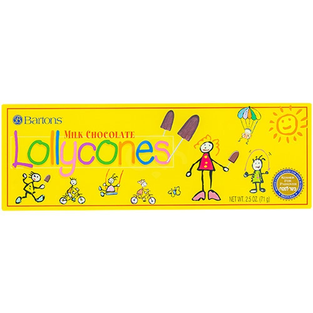 Bartons Milk Chocolate Lollycones, 2.5 Oz