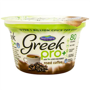 Norman's Greek Pro Yogurt, Roast Coffee, 5.3 Oz
