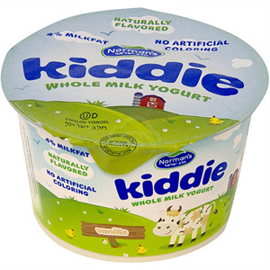 Norman's Kiddie Strawberry Banana Yogurt, 4 Oz
