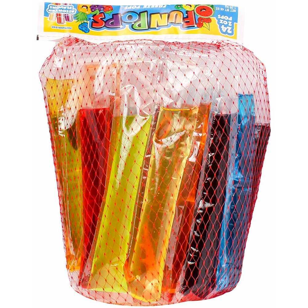 Fun Pops Assored Ice Pops, 24 Oz