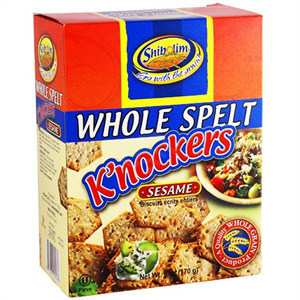 Shibolim Knockers Spelt Sesame, 6 Oz