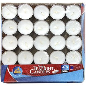 Ner Mitzvah Tea Lights (Box), 100 Pc