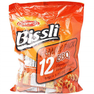 Osem Bissli Bbq Super Snack, 12 Pc