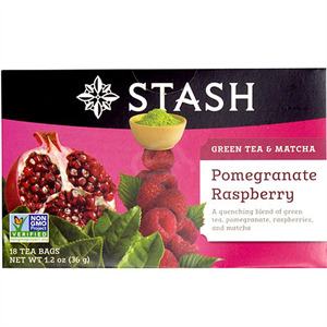Stash Tea Pomegranate Raspberry Green Tea, 18 Ct