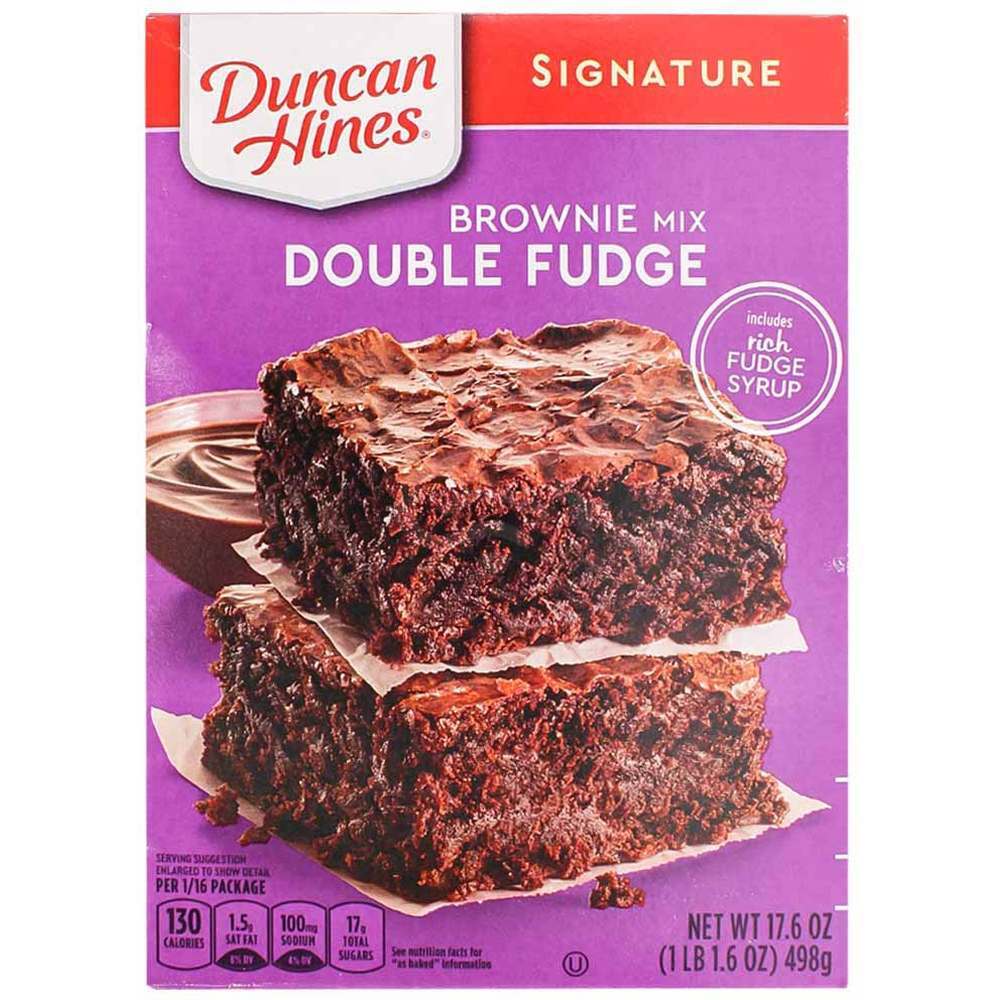 Duncan Hines Double Fudge Brownies, 17.6 Oz