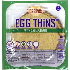 Crepini Egg Thins With Cauliflower, 2.26 Oz