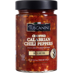 Tuscanini Hot Calabrian Peppers Chopped, 10.9 Oz
