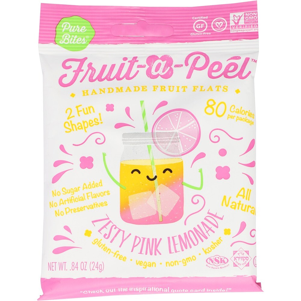 Fruit A Peel Zesty Pink Lemonade, 1 Oz