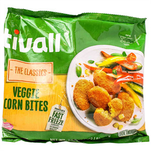 Tivall Veggie Corn Bites, 657 Grn
