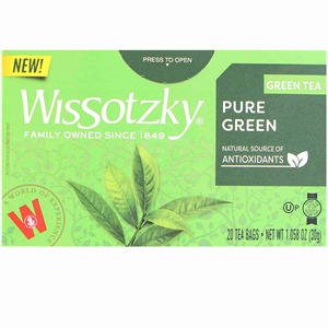 Wissotzky Pure Green Tea, 1.06 Oz