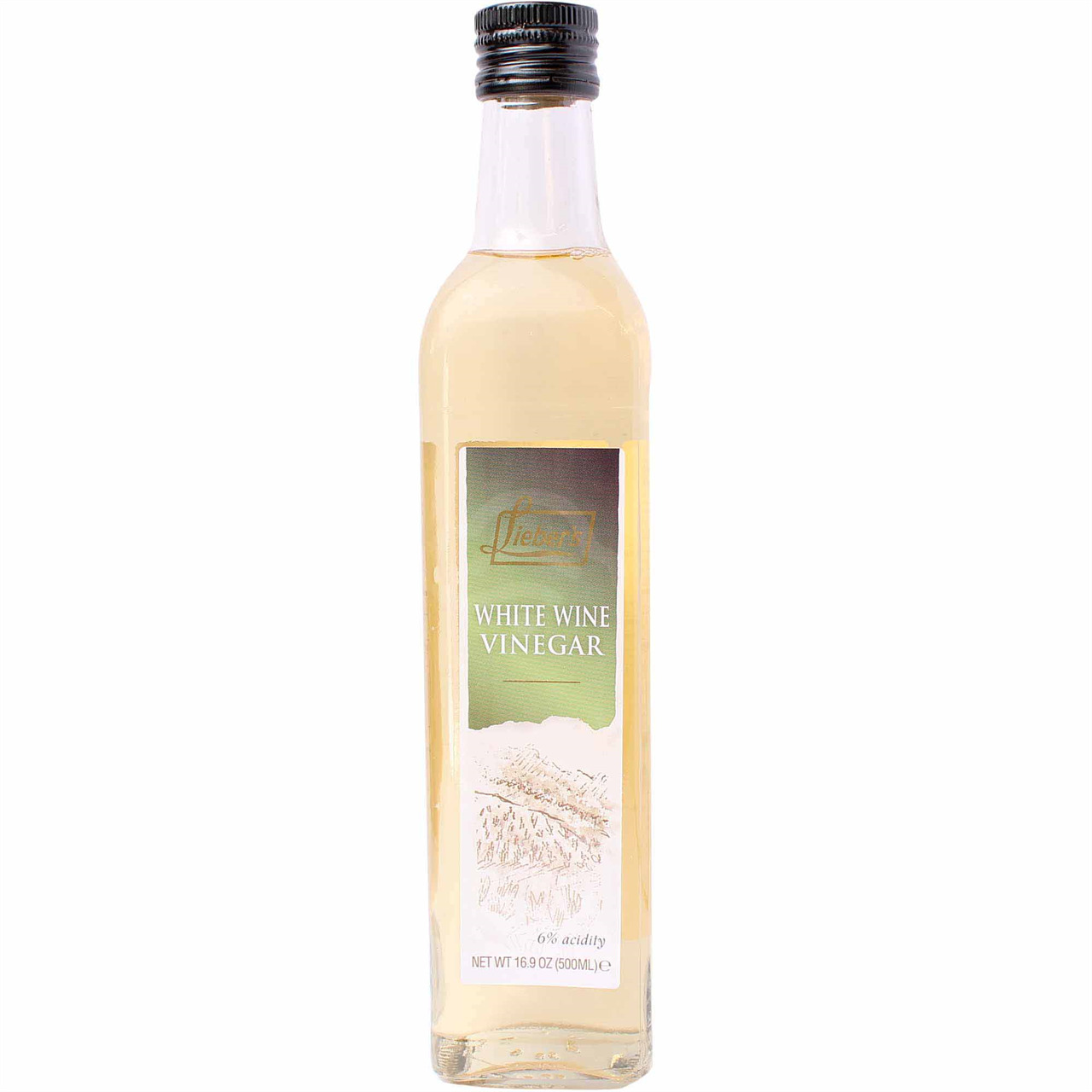 Lieber's White Wine Vineger, 16.9 Oz