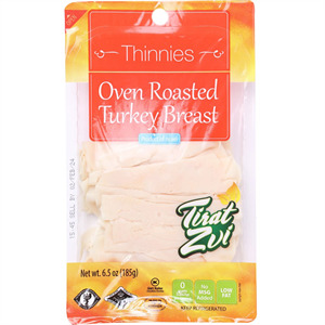 Tirat Zvi Thinnies Turkey Breast Oven Roasted, 6.5 Oz