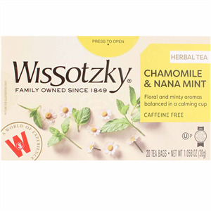 Wissotzky Chamomile & Nana Tea, 20 Ct