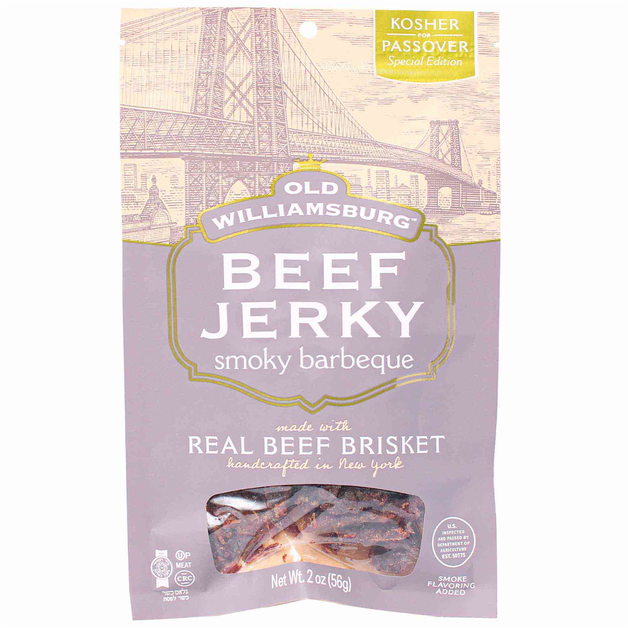 Old Wiliamsburg Smokey Bbq Jerky, 2 Oz
