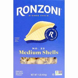 Ronzoni Medium Shells (22), 16 Oz