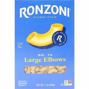 Ronzoni Large Elbows, 16 Oz