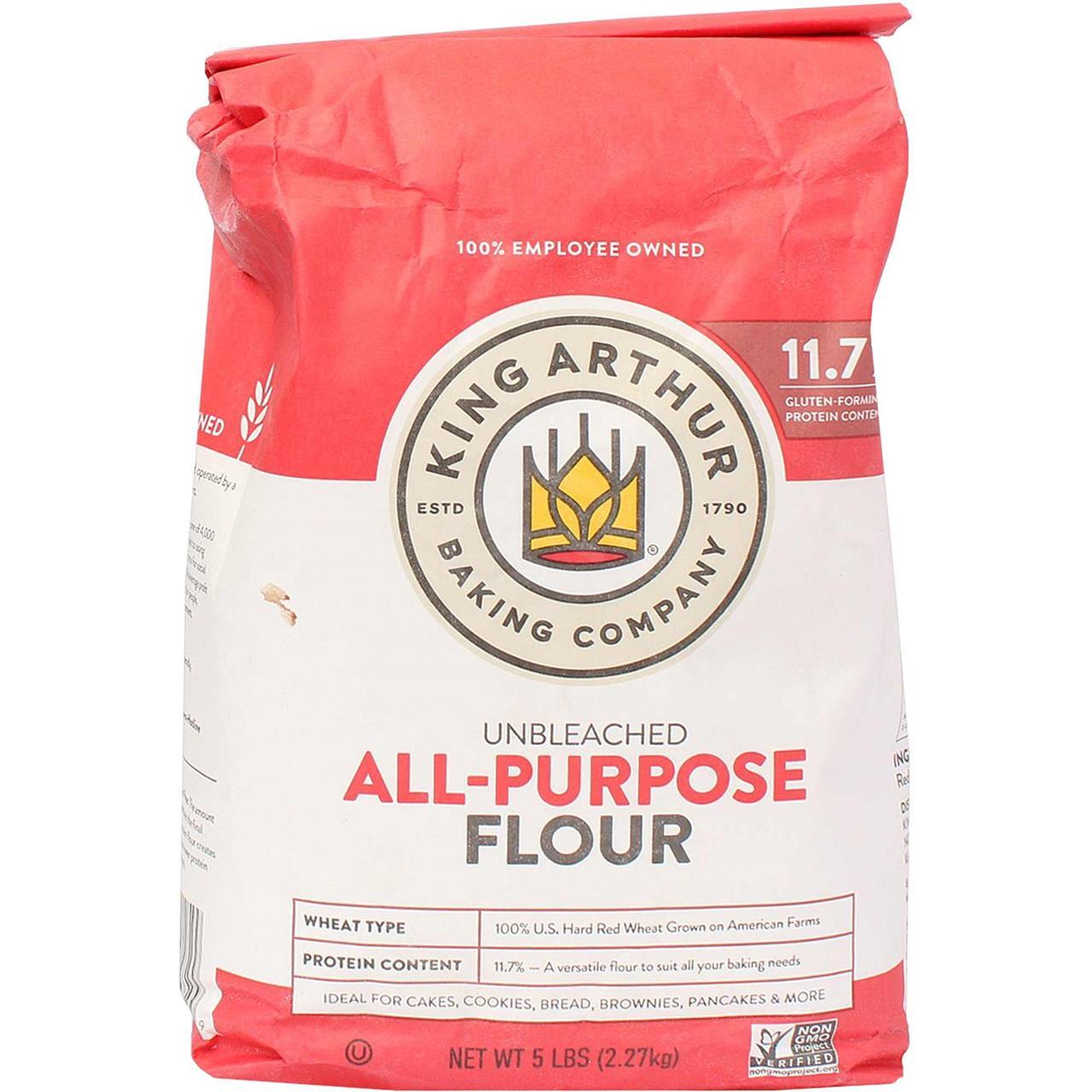 King Arthur Unbleached All-Purpose Flour, 5 Lb