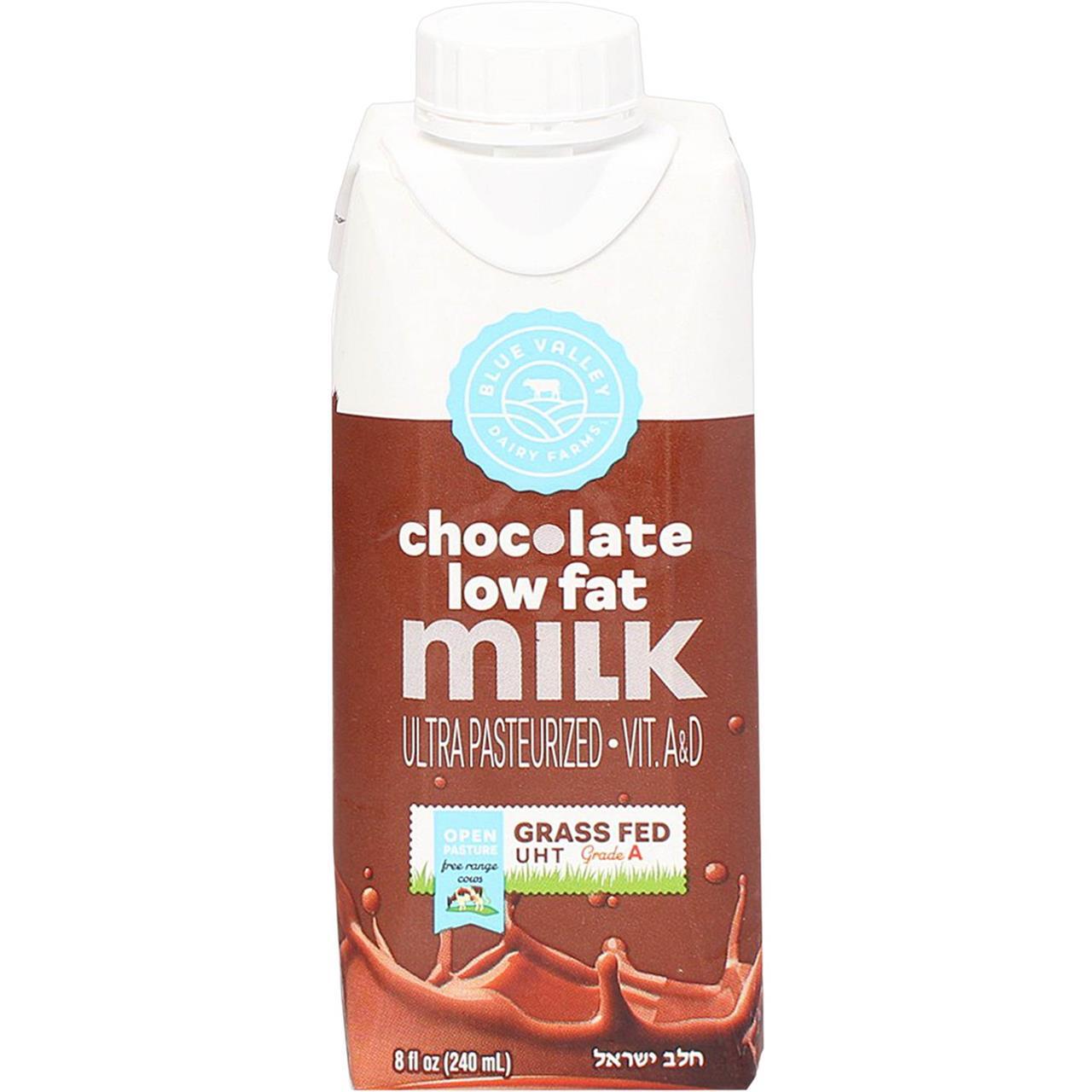 Blue Valley Chocolate Milk, 8 Oz