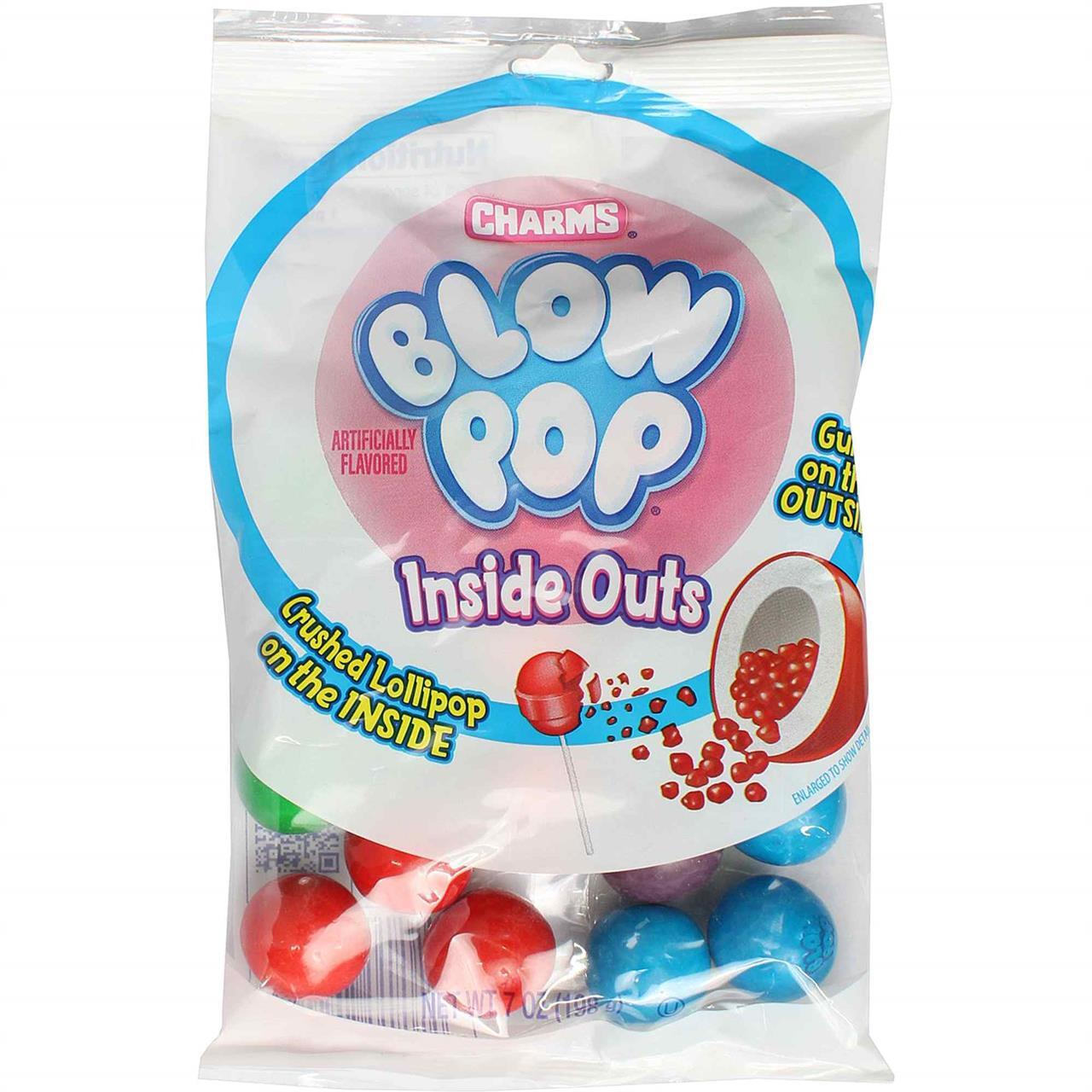 Charms Blow Pop Inside Out Gumballs, 7 Oz