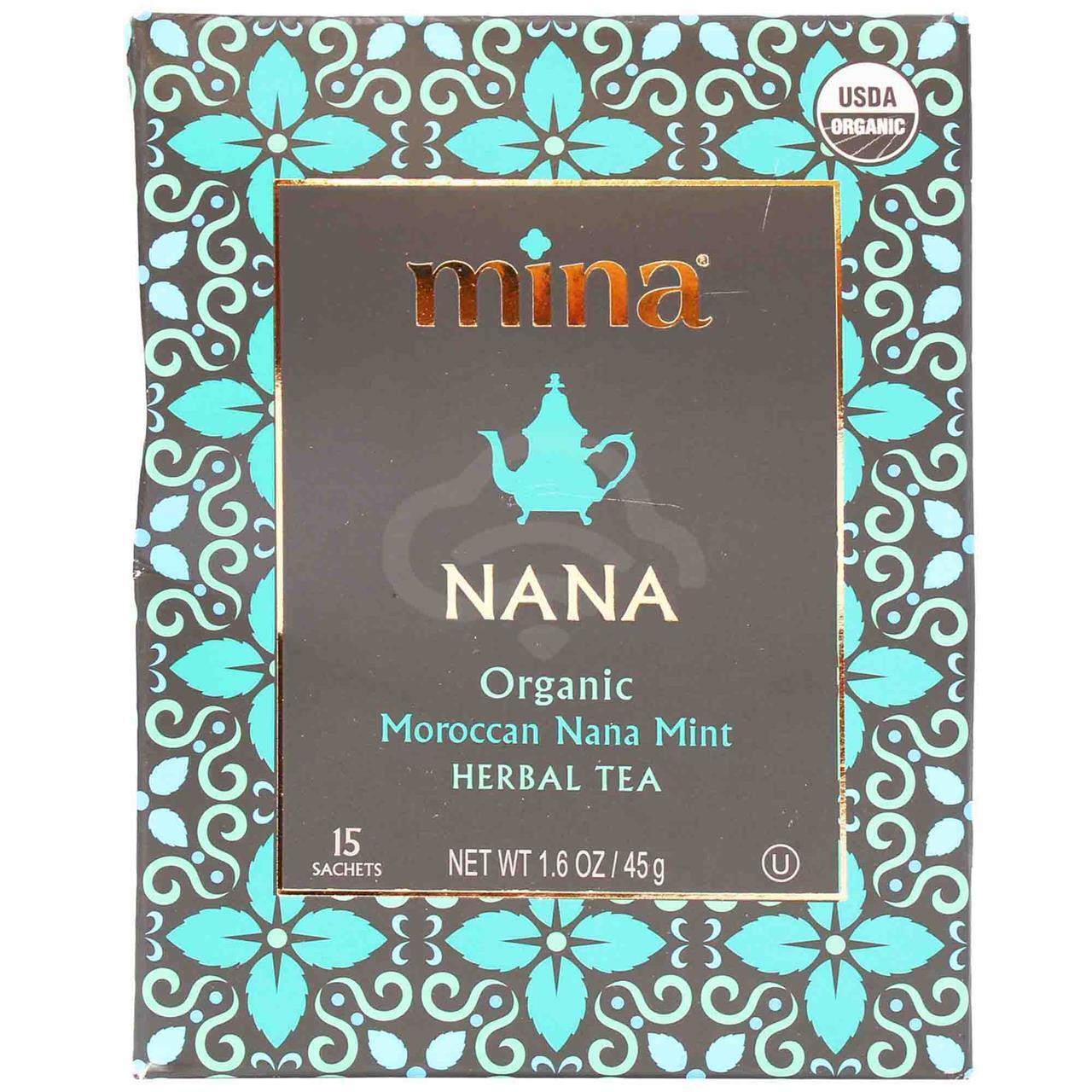Mina Organic Moroccan Nana Mint Tea, 15 Ct