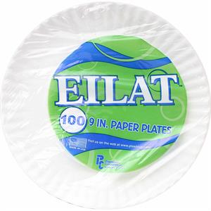 Generic Paper Plates Coated 9"", 100 Ct