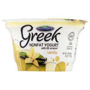 Norman's Vanilla Greek Yogurt, 6 Oz