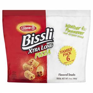 Osem Bissli Pizza Family Pk Kfp, 6 Pk