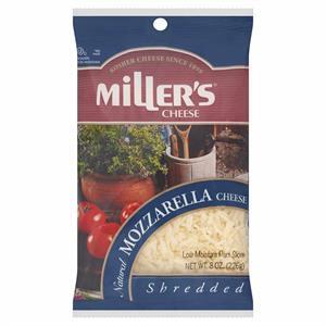 Miller Mozzarella Shredded, 8 Oz