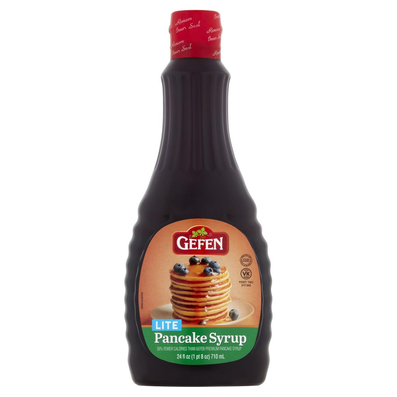 Gefen Pancake Syrup Lite, 24 Oz