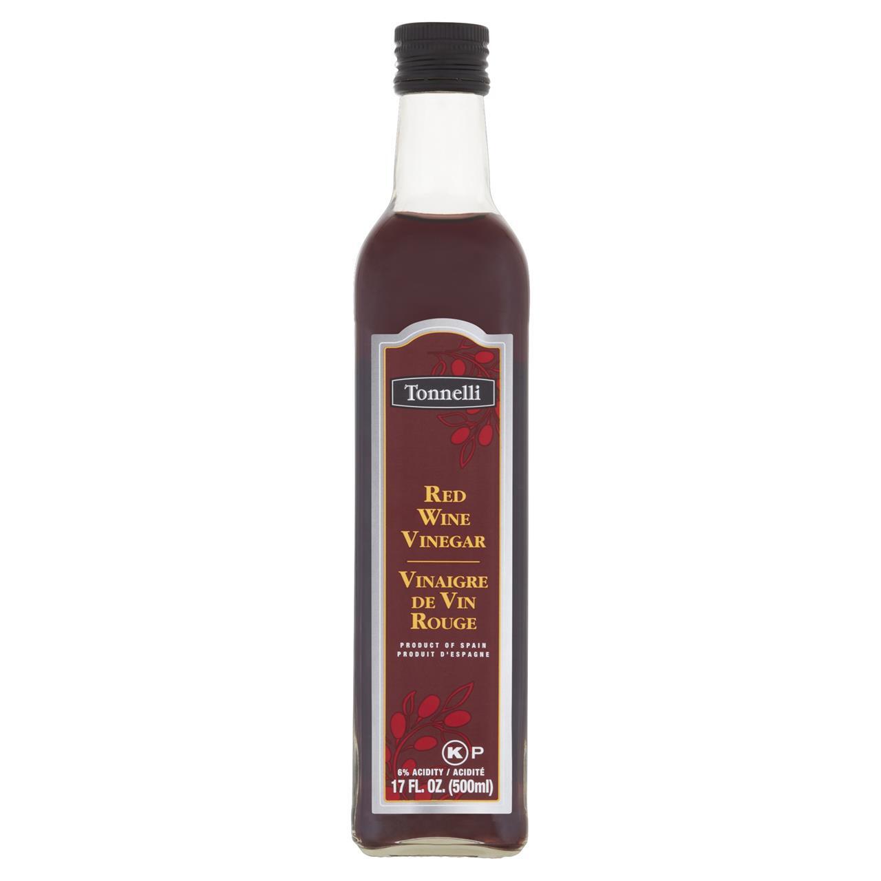 Tonnelli Vinegar Red Wine, 17 Oz
