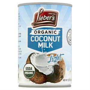 Lieber's Lite Coconut Milk, 13.5 Oz