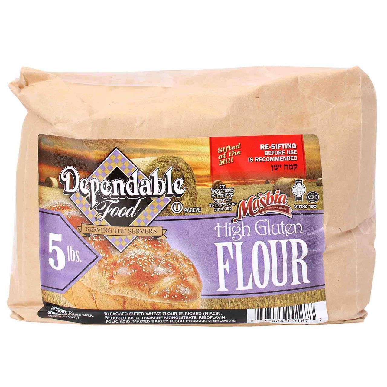 Dependable High Gluten Flour Yoshon, 5 Lb
