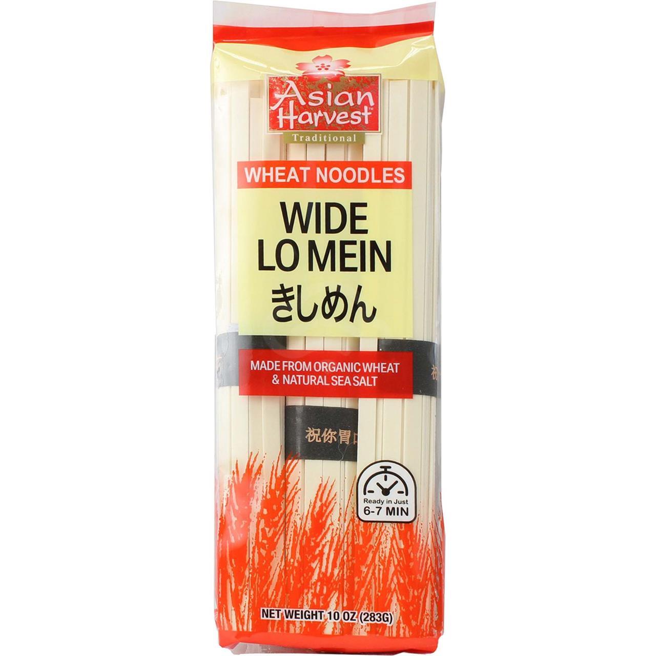 Asian Harvest Wide Lo Mein Noodles, 10 Oz