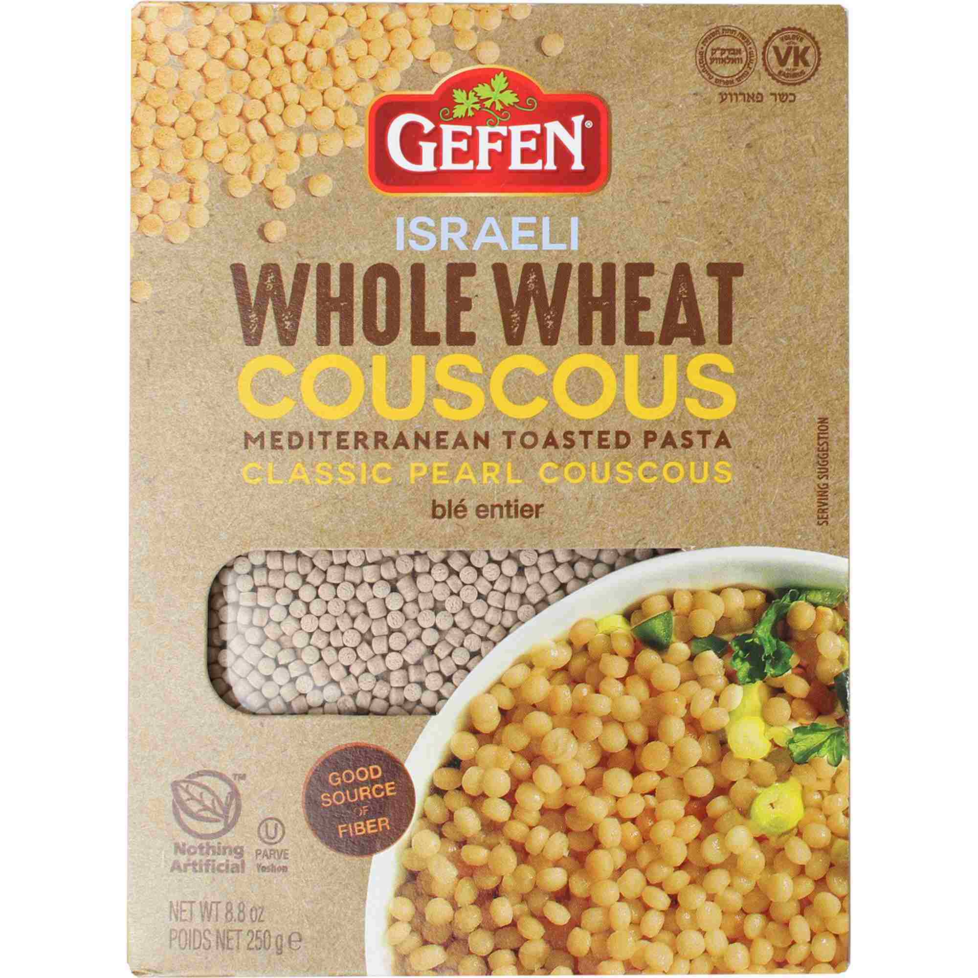 Gefen Whole Wheat Pasta Couscous, 8.8 Oz