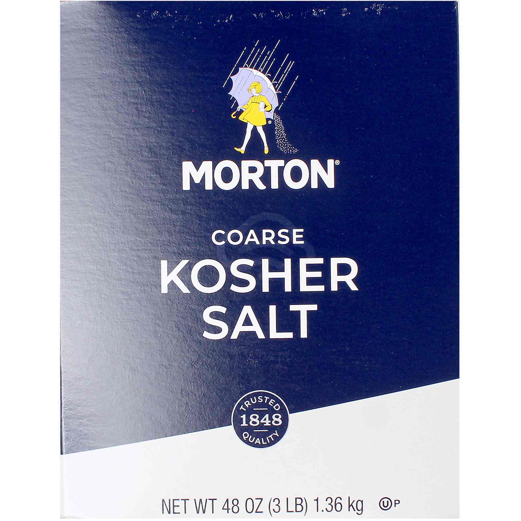 Morton Coarse Kosher Salt, 48 Oz
