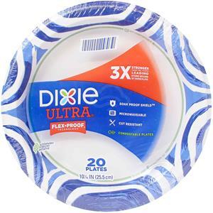 Dixie Ultra Strength Plates, 20 Ct