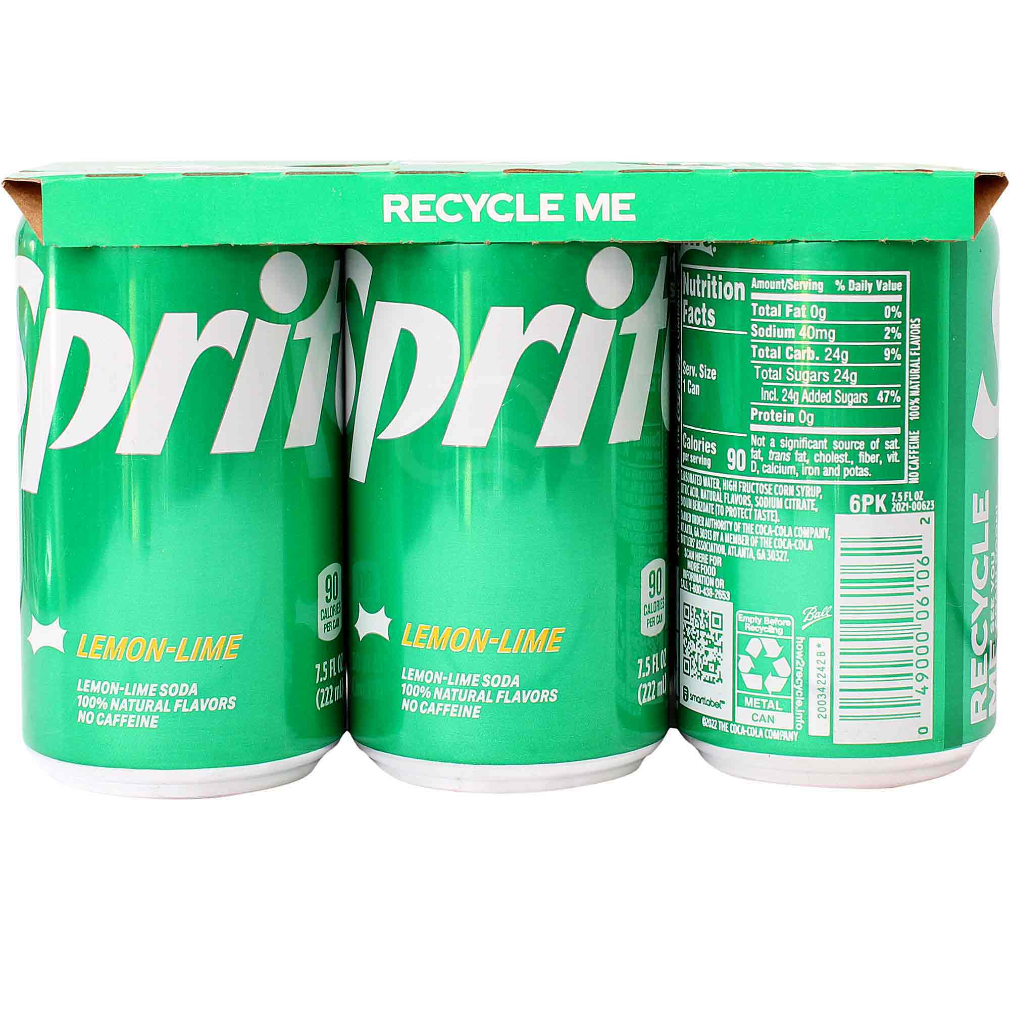 Sprite Mini Cans, 6 Cans, 7.5 Oz | GrandAndEssex: Online Kosher Grocery  Shopping and Delivery Service in New Jersey and Manhattan