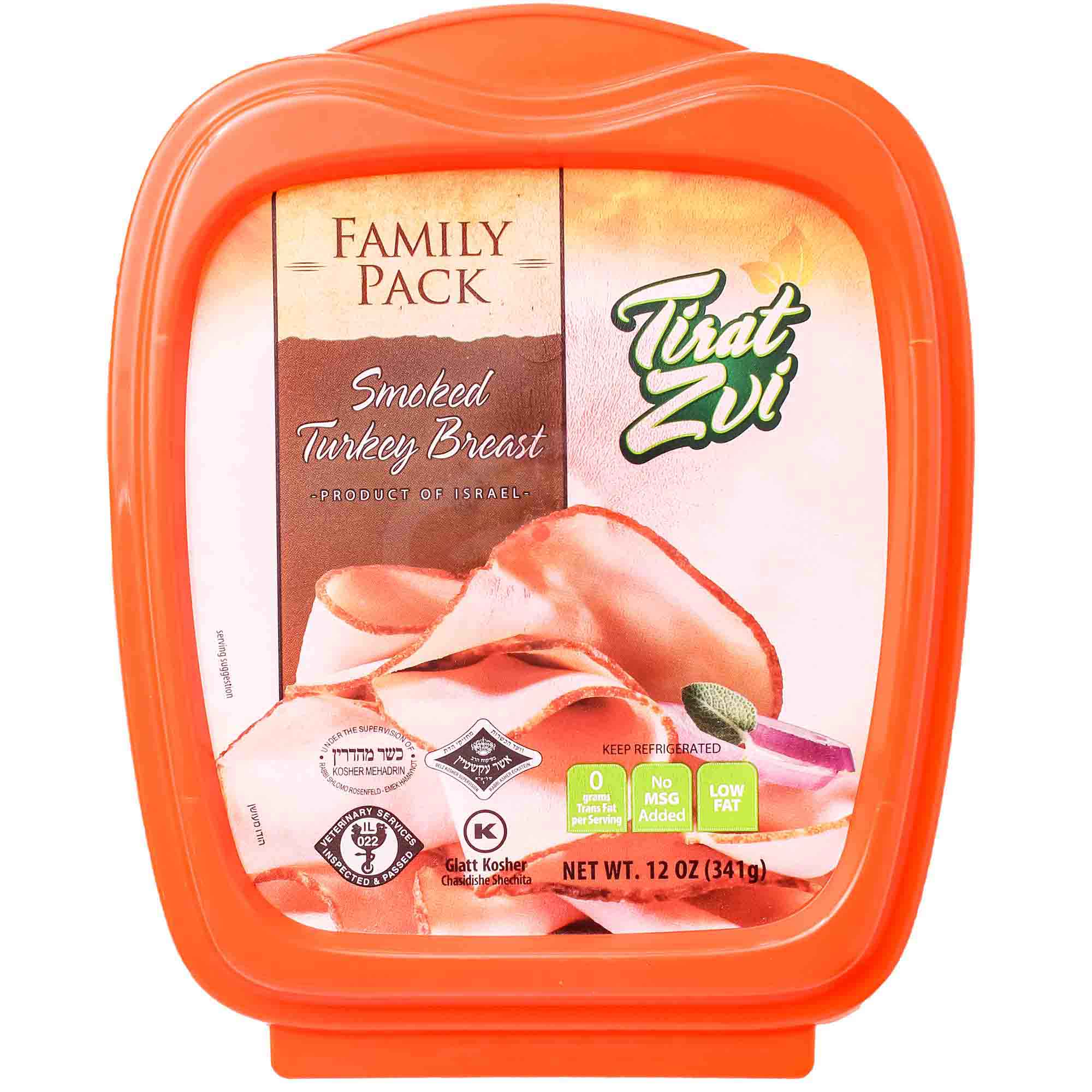 Tirat Zvi Turkey Breast Smoked, 12 Oz