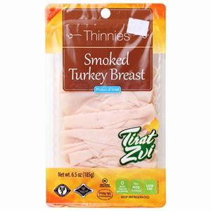 Tirat Zvi Thinnies Turkey Breast Smoked, 6.5 Oz